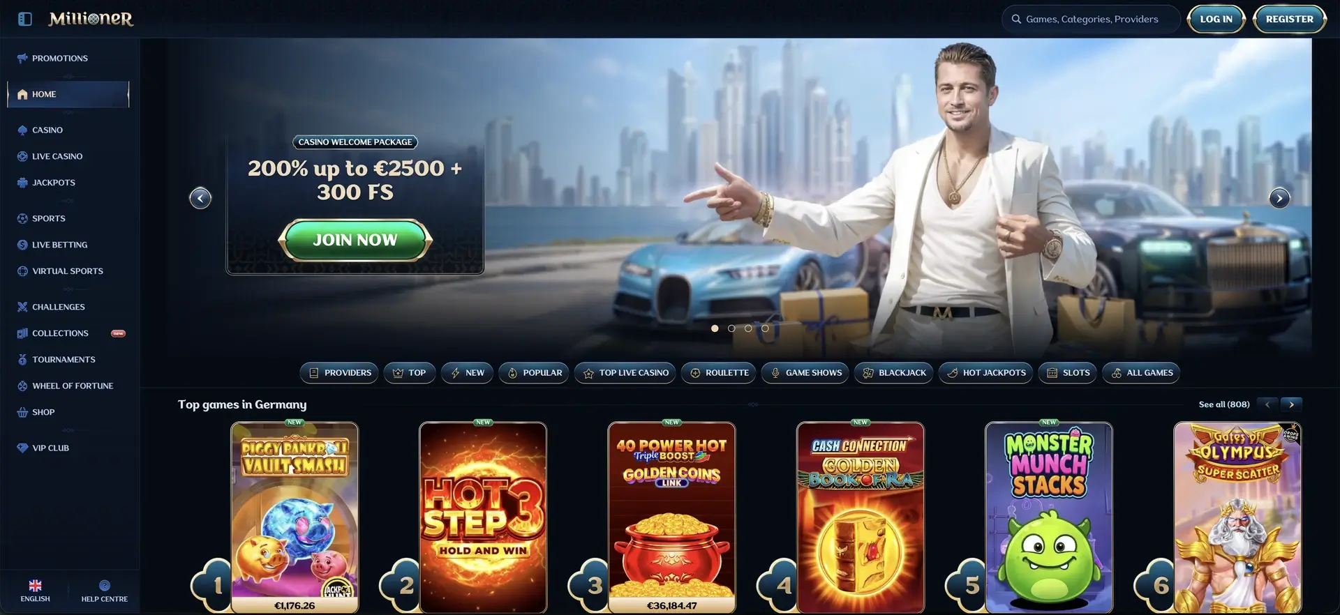 Millioner Casino en France